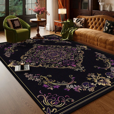 Navak Carpet Persian Style Living Room Carpet Luxury Decoration Sofa Area Fluffy Soft Rugs Home Room Non-slip Washable Mat Floor