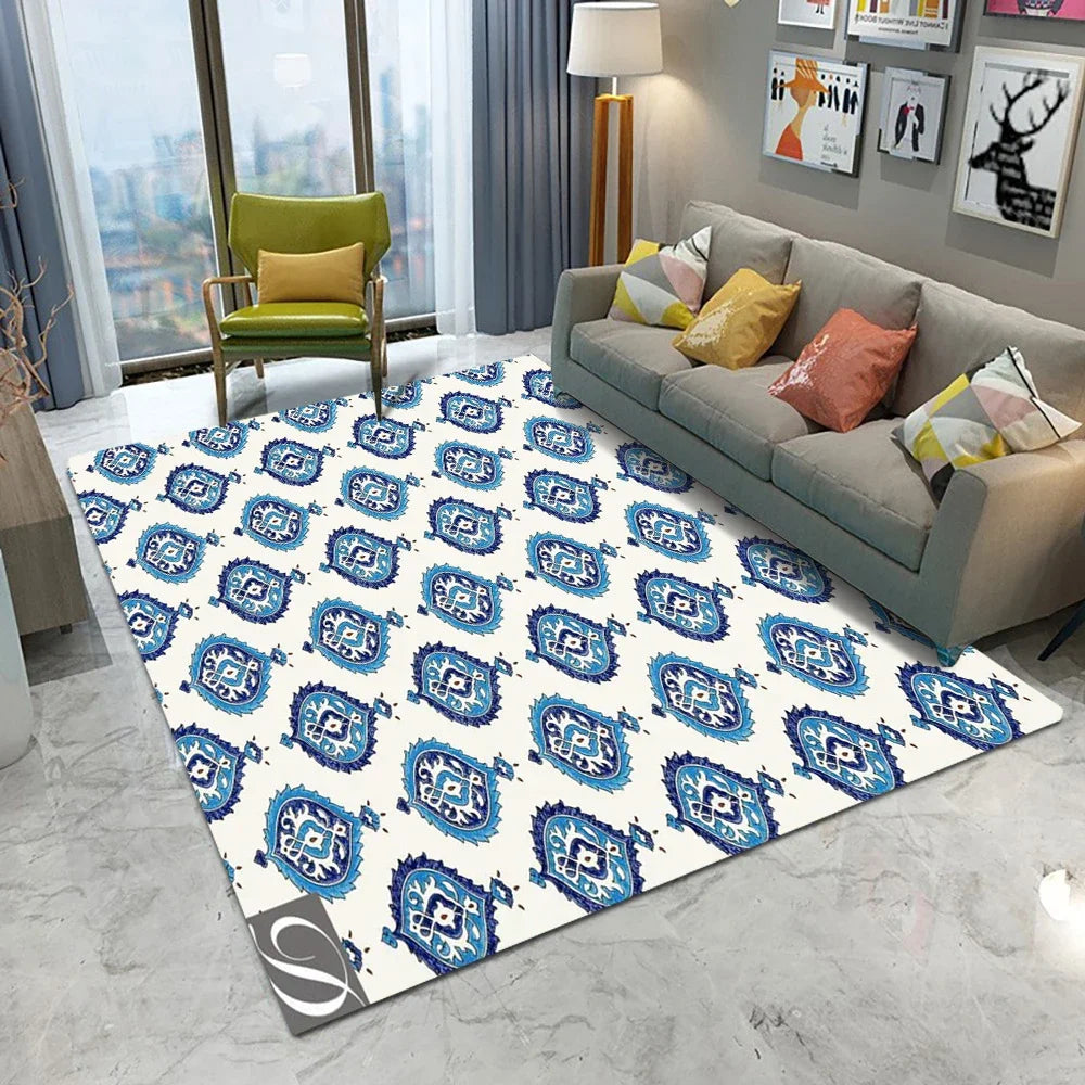 Navak Teppich Sofa Couchtisch Teppich Nordischer Stil Großflächiger Teppich Weiches Schlafzimmer Rutschfeste Bodenmatte Modernes Einfaches Wohnzimmer Dekorierte Teppiche