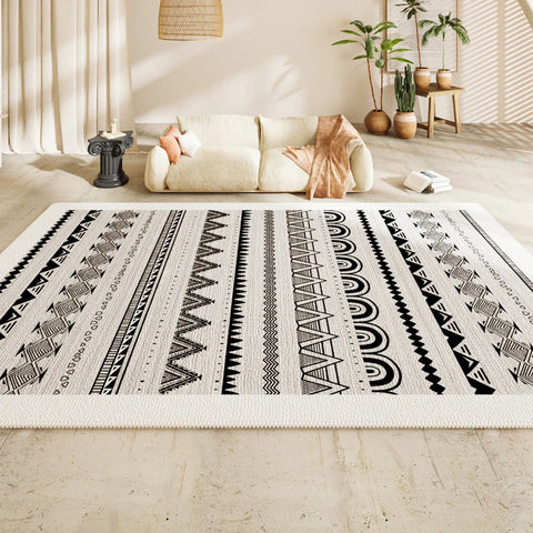 Navak Teppich Persischer Wohnzimmer Großflächiger Teppich Schlafzimmer Nachttisch Sofa Couchtisch Rutschfeste Teppiche 2025 Neuer Retro High End Wasserdichter Teppich