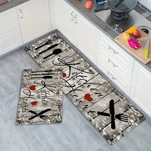 Navak Carpet 1PC Küchenteppich mit Charaktermuster, rutschfeste Fußmatten für Zuhause, Pop-Design, Badezimmerteppiche, Badematte, Teppich für Waschbecken, Wäschedekor