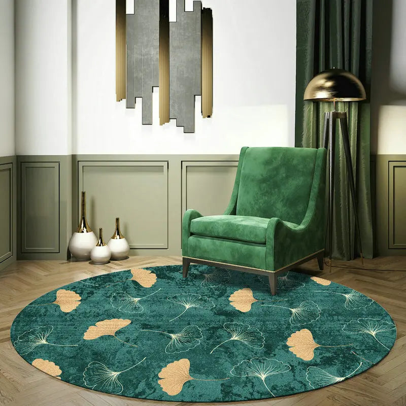 Navak Carpet Nordic Style Round Carpets for Living Room Decoration Bedroom Decor Rugs Non-slip Carpet Sofa Area Rug Home Thicken Floor Mats