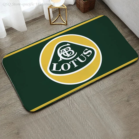 Navak Teppich, 1 Stück, Lotus Caterhams Racing Team, Auto-Bodenmatte, Bodenmatte, rutschfest, für Küche, Schlafzimmer, handgefertigt, getufteter Teppich, Teppich, Wohnzimmer