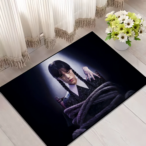 Navak Teppich Horrorfilm W-WedgesdayS-2 kleiner Teppich Teppich Wohnkultur Schlafzimmer Matte Flur Balkon Teppich Eingang Fußmatte Dekoration