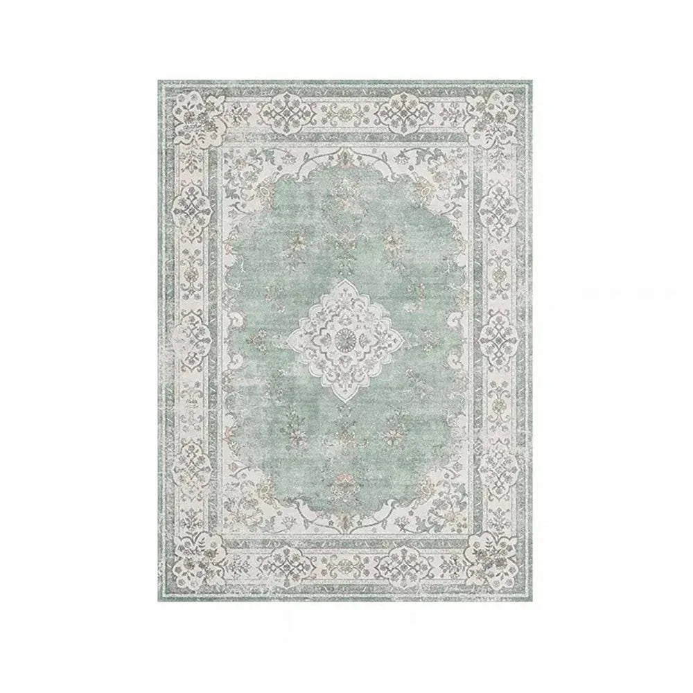 Navak Carpet MBG23Exclusive Picks Bohemian Faux Wool Rug - Ultradünner, schmutzabweisender, rutschfester Teppich für Arbeitszimmer und Wohnzimmer, weiche Bodenmatte4Fb&amp;