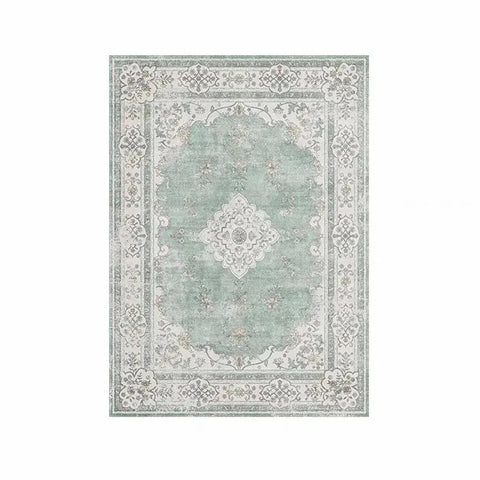 Navak Carpet MBG23Exclusive Picks Bohemian Faux Wool Rug - Ultradünner, schmutzabweisender, rutschfester Teppich für Arbeitszimmer und Wohnzimmer, weiche Bodenmatte4Fb&amp;