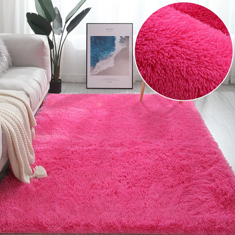Navak Carpet Haarige Regenbogen-Teppiche für Kinderzimmer, Schlafzimmer, weiche, pelzige Teppiche, Wohnzimmer, Kinder-/Babyzimmer, Kinderzimmer, Spielzimmer, niedliche Zimmerdekoration, Bereichsteppich