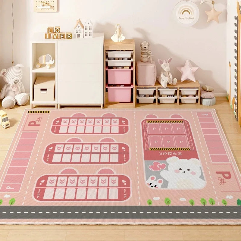 Navak Carpet Exclusive Picks Kinderzimmer Spielbereich Teppich Wohnzimmer Schlafzimmer Kinder Autostrecke Digitale Puzzle Spielmatte Baby Spiel Krabbelmatte