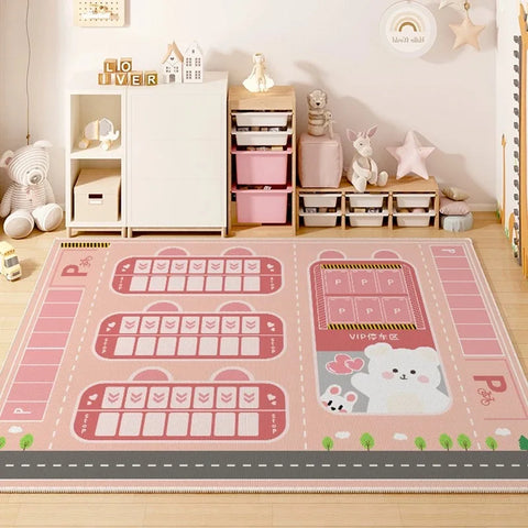 Navak Carpet Exclusive Picks Kinderzimmer Spielbereich Teppich Wohnzimmer Schlafzimmer Kinder Autostrecke Digitale Puzzle Spielmatte Baby Spiel Krabbelmatte