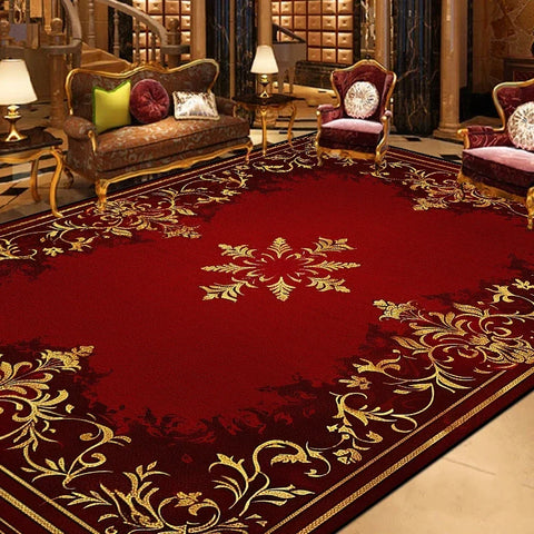 Navak Carpet Gorgeous Retro European Carpet Living Room Large Area Decoration Sofa Area Rugs for Bedroom Cloakroom Non-slip Floor Mats Ковер