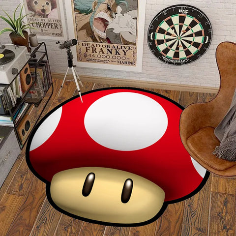 Navak-Teppich, 40–140 cm, Cartoon-Spiel „Super Bros“, Teppich mit unregelmäßigem Marioed-Luigied-Design, für Wohnzimmer, Schlafzimmer, Nachttisch, Bodenmatte, Heimdekoration