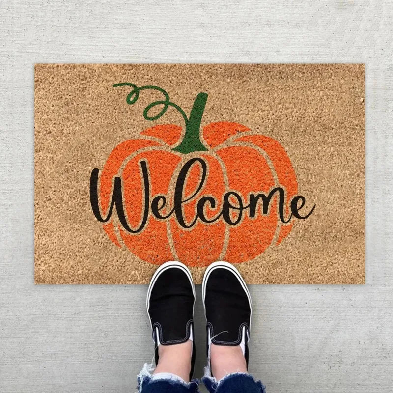 Navak Carpet Daily Picks DISNEY Sofa Herbst Willkommen Teppich Tür Kürbis Boden Herbst Jahreszeitliche Matte Thanksgiving Halloween Indoor Fuzzy Teppiche Dekorieren