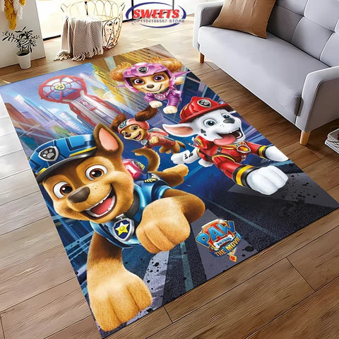Navak Carpet 3D Neuankömmling Niedlicher Hunde-Cartoon-Teppich, Teppich für Wohnzimmer, Kinderzimmer, Schlafzimmer, Sofa, Küche, Fußmatte, Dekor, rutschfeste Bodenmatte für Kinder