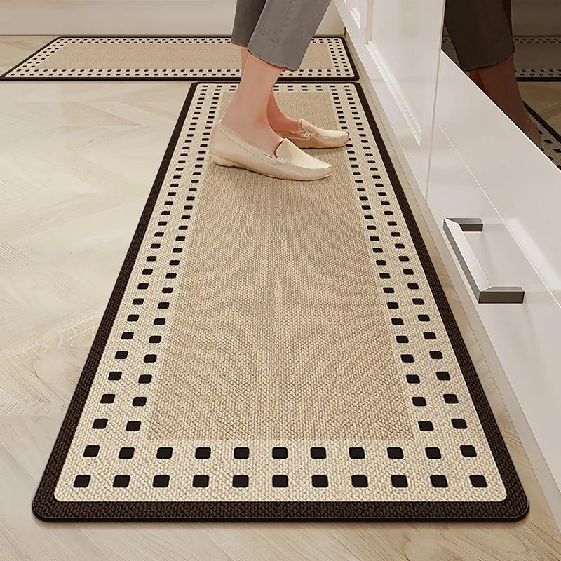 Navak Teppich Küchenbodenmatte Saugfähiger Rutschfester Teppich Diatomeenschlamm Lange Fußmatten Minimalistischer Stil Heimdekoration Teppich Alfombras De Cocina