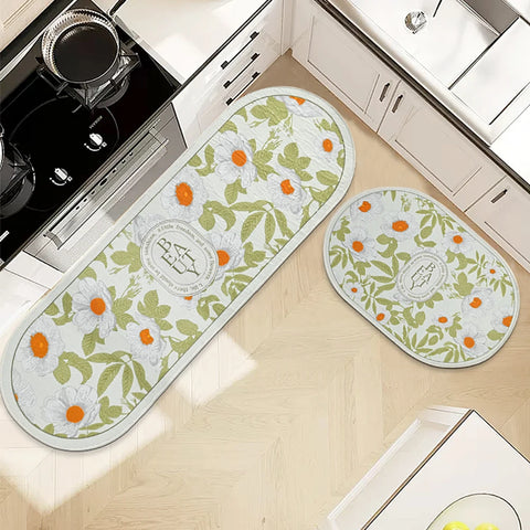 Navak Teppich Saugfähiger Küchenteppich Rutschfeste Bodenmatte Absorbiert Öl Küche Langer Bereich Teppich Schlafzimmer Teppich Eingang Fußmatte Home Decor Zimmer Tapis