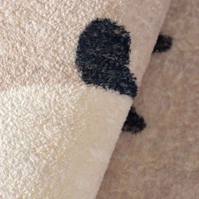 Navak Teppich, leichter luxuriöser Plüsch-Lounge-Teppich, Heim- und Schlafzimmer-Dekor, Leopardenmuster, Teppich, dicke Arbeitszimmer-Anti-Rutsch-Matte, nordische Teppiche für das Wohnzimmer