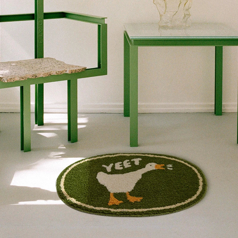 Navak Carpet Cute Duck Bathroom Rug Funny Soft Bathtub Carpet Area Rugs Kitchen Rug Floor Mats Doormat Chic Home Room Decor