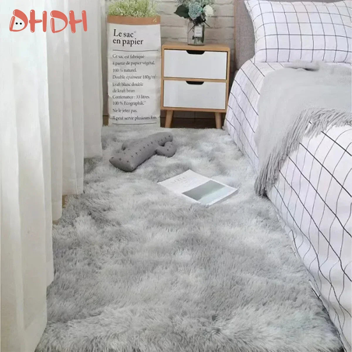 Navak Carpet Soft Rugs for Bedroom Large Carpet for Living Room Fluffy Hall Sofa Area Rug Carpets Room Decor Plush Rugs for Children Play Mat
