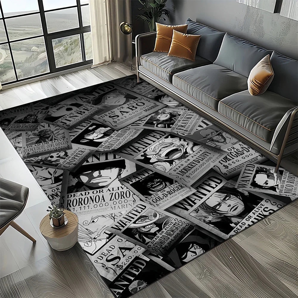 Navak Carpet 27 Style New One PIECE-E Anime Cartoon Rug Carpet for Living Room Bedroom Home Decor,Floor Mat Non-slip for Sofa Doormat Kids