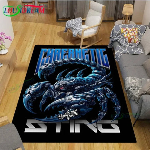 Navak Teppich, wunderschönes Sternbild Skorpion, Teppich für Wohnzimmer, Schlafzimmer, Nachttischmatte, modische Bodenmatte, Bereichsteppich, Fußmatte, Schlafzimmerdekoration