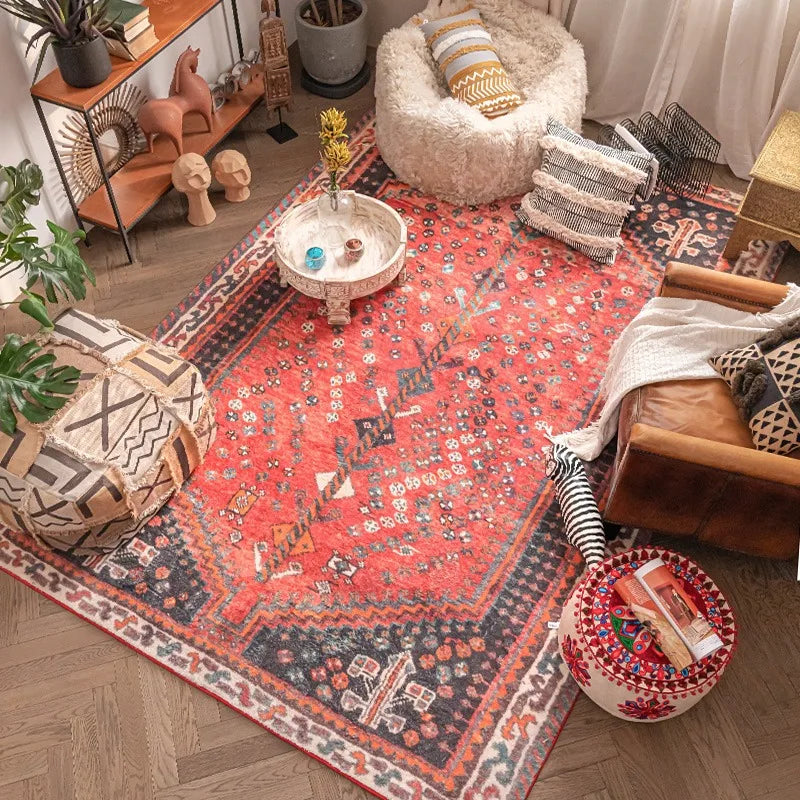 Navak Teppich im persischen Stil, Wohnzimmer, große Flächen, Teppiche, Retro, Schlafzimmer, Nachttisch, Dekoration, Teppich, weicher Garderobenteppich, bequeme Balkonteppiche