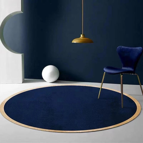 Navak Carpet Nordic Style Round Carpets for Living Room Decoration Bedroom Decor Rugs Non-slip Carpet Sofa Area Rug Home Thicken Floor Mats