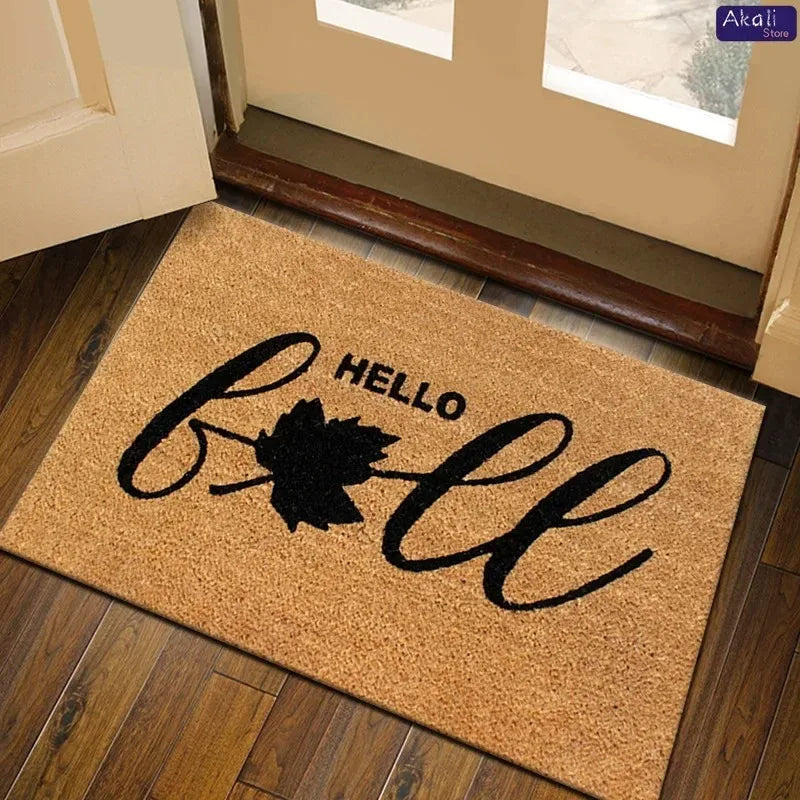 Navak Carpet Hochwertige Kokosnuss-Imitat-Fußmatte, rutschfeste, saugfähige Bodenmatte, Veranda, Outdoor-Willkommensmatte, Heimdekoration