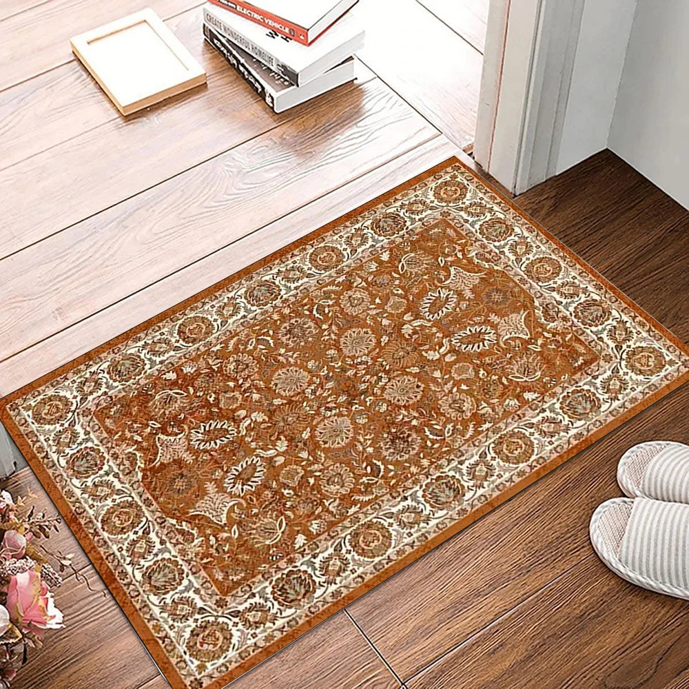 Navak Carpet Exclusive Picks Vintage Persian Style Living Room Carpet Machine Washable Washable Floor Mat Light and Comfortable Bedroom Bedside Rugs