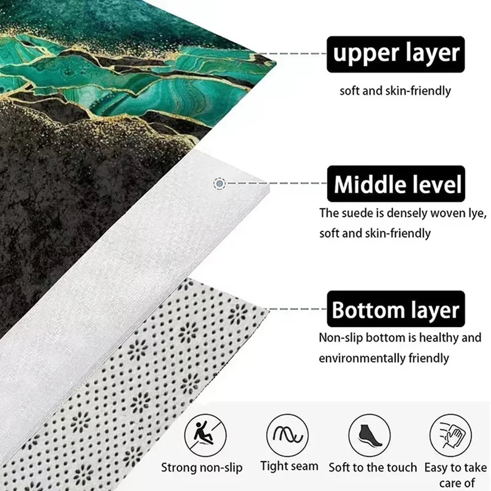 Navak Carpet Mooneyes Bodenmatte für den Flur, individueller Schlafzimmerteppich für den Eingangsbereich, Raumdekorationsartikel, Badvorleger, individuell