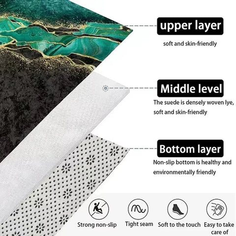 Navak Carpet Mooneyes Bodenmatte für den Flur, individueller Schlafzimmerteppich für den Eingangsbereich, Raumdekorationsartikel, Badvorleger, individuell