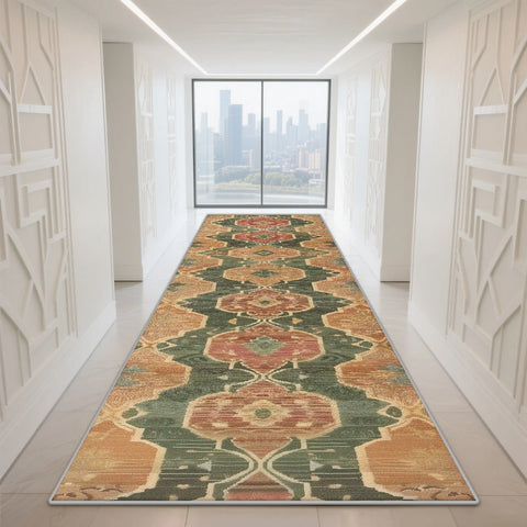 Navak Carpet Morocco Hall Corridor Carpet Non-slip Washable Home Runner Stairway Rug Outdoors Aisle The Long Corridor Mat Customizable Lobby