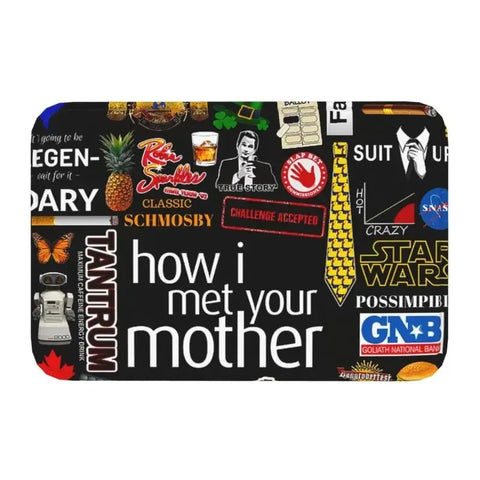 Navak Carpet Daily Picks Intervention How I Met Your Mother Eingangsmatte für den Vorderboden, Tür, Außenbereich, TV-Show, Bad, Küche, Fußmatte, WC-Teppich