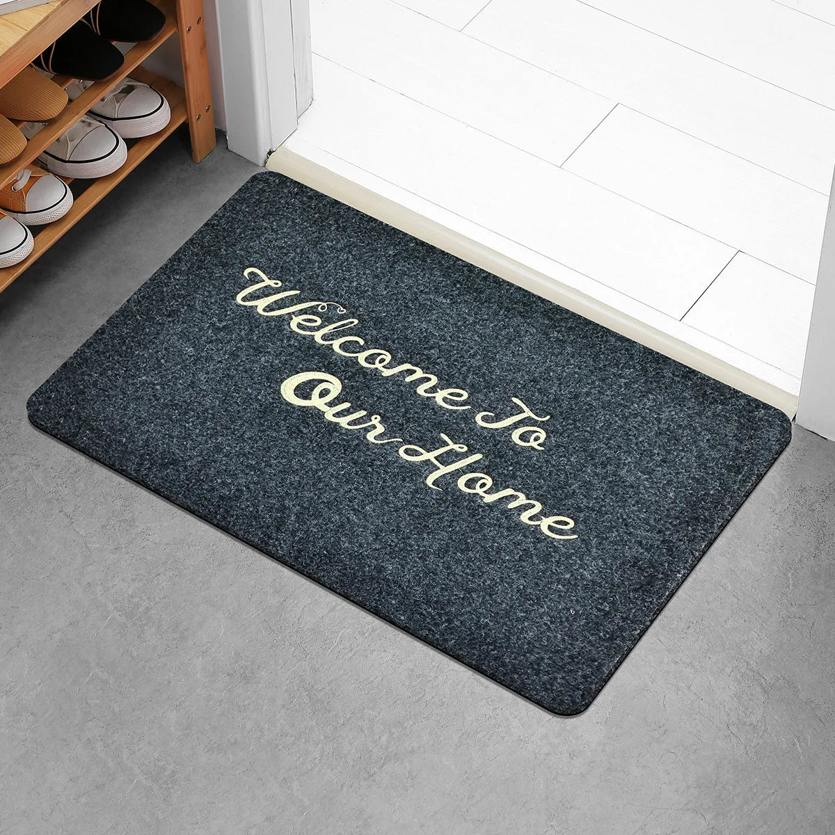 Navak Teppich Eingangsmatte Eingangsmatte Eingangsmatte Toilette Wasserabsorbierende Matte Badezimmer Rutschfest Haushalt Schlafzimmertür Schmutz Stick