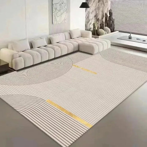 Navak Teppich, abstrakte Linien, bedruckt, Wohnzimmerteppich, rutschfest, für Zuhause, Hotel, Lobby, Bodenmatte, Küche, Schlafzimmer, Dekoration, Teppich, waschbar, Eingangsbereich, Fußmatte