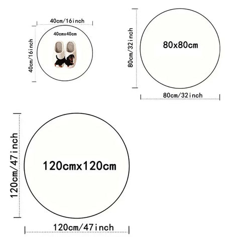 Navak Carpet Daily Picks Round Pokemon Rug for Living Room Decor Bedroom Rug Lounge Balcony Sofa Mat Coffee Table Mat Swivel Chair Mat Kids Gift