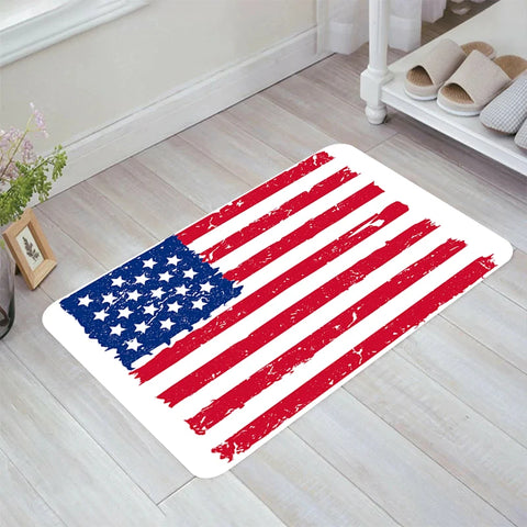 Navak Teppich Flagge der amerikanischen Bodenmatte Teppiche Zimmer Matten Teppiche Home Fußmatte Eingangstür Küche Teppich Balkon Fuß Teppich Badezimmer Badehaus