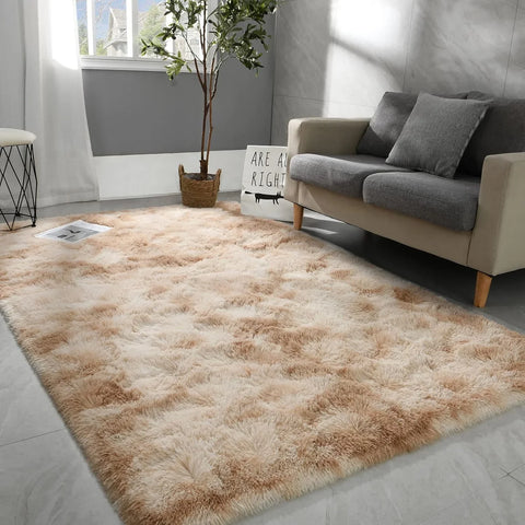Navak Carpet Exclusive Picks Batik-Teppich, Wohnzimmer-Couchtischkissen, zottelig, waschbar, Schlafzimmer, modern, skandinavisch, weich, gemütlich, Heimdekor-Teppich