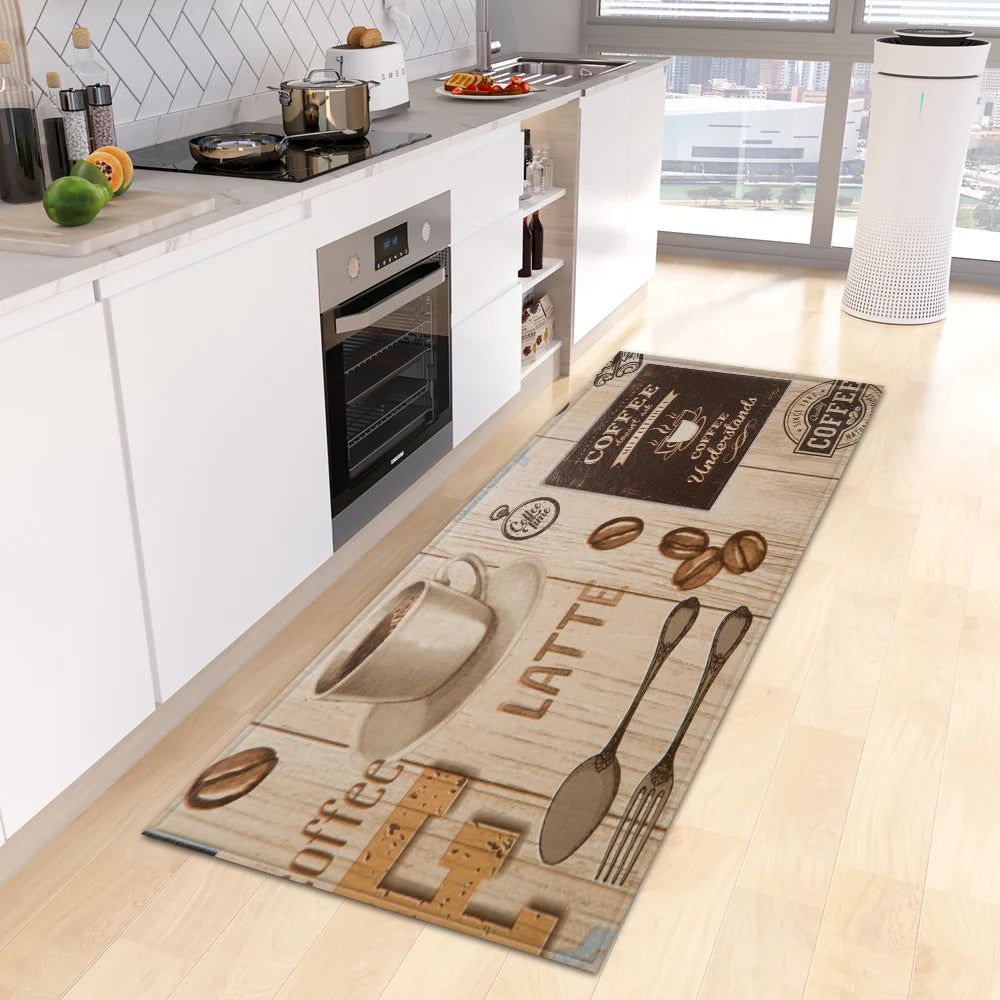 Navak Teppich Küche Bodenmatte Flur Eingang Fußmatte Home Wohnzimmer Kinder Schlafzimmer Dekoration Langer Teppich Badezimmertür Anti-Rutsch Fußteppich