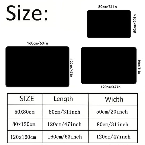 Navak Teppich Kinder Spielmatte, rutschfeste Flanell-Teppiche für Kinderzimmer, Zuhause, Wohnzimmer, Schlafzimmer, Küche, Teppich, maschinenwaschbare Bodenmatte
