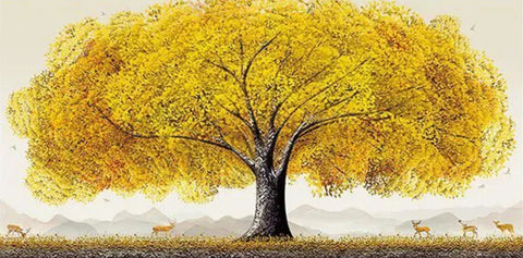 Navak Teppich Abstrakte Baum Wand Kunst Baum Des Lebens Leinwand Malerei Moderne Gold Baum Poster Druck Für Büro Schlafzimmer Wohnzimmer wohnkultur