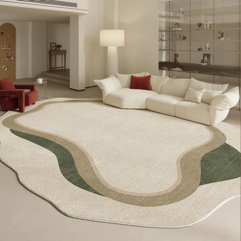 Navak Teppich, unregelmäßige Formen, Wohnzimmer-Dekoration, Teppich, moderner Stil, Teppiche für Schlafzimmer, Zuhause, dicker Plüschteppich, flauschig, weich, Lounge-Bodenmatte