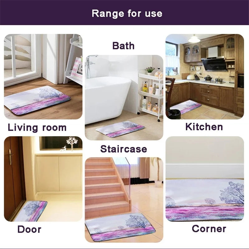 Navak Carpet Classic Friends Welcome Door Mat for Bathroom Kitchen New Friends TV Show Flannel Floor Rug Carpet Rubber Entrance Doormat Xmas