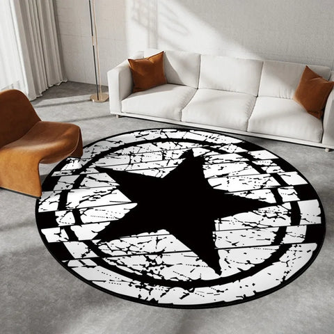 Navak Carpet Daily Picks Disney Captain America Rundmatte Wohnzimmer Sofa Teppich Teetisch Schlafzimmer Nachttisch Eingangstür Teppich Mode Home Dcor