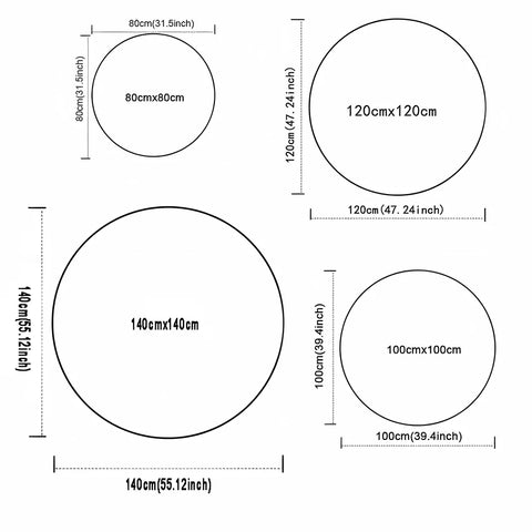 Navak Teppich Weltenbaum, rund, Wikinger-Druck, nordische Mythologie, rund, für Wohnzimmer, Schlafzimmer, Bodenmatte, Spielzimmer