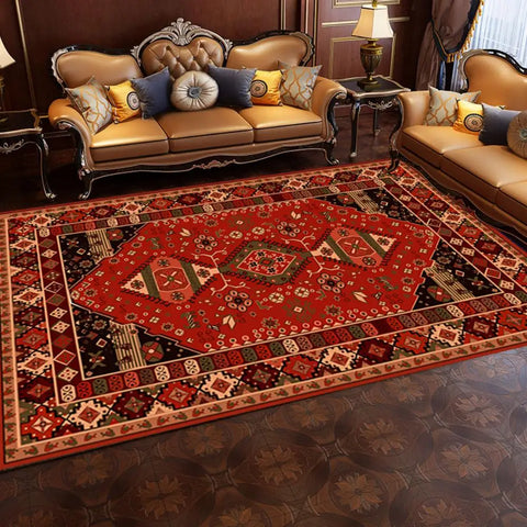 Navak Carpet Exclusive Picks Nordischer großer Teppich Wohnzimmer Retro-Stil Schlafzimmer Bodenmatte Marokkanische Wohnkultur Sofa Teetisch Großflächiger Teppich