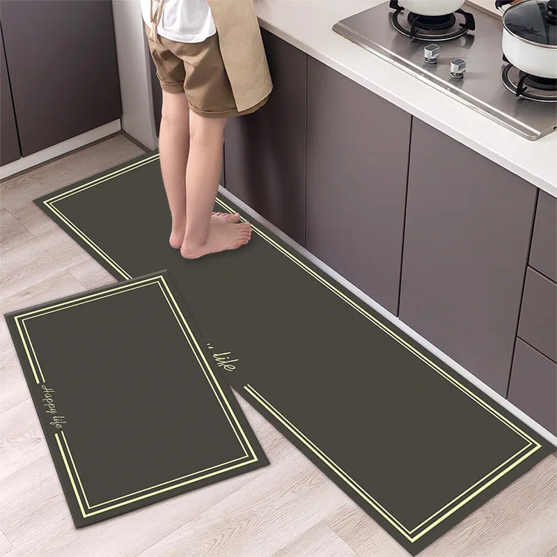 Navak Teppich, Küchenteppichmatten für Boden, Schlafzimmer, Wohnzimmer, langer Nachttisch, weicher, waschbarer Teppich, rutschfeste Fußmatte für Badezimmer, Eingang