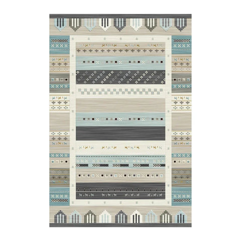 Navak Carpet Bohemian Persisch inspirierter Teppich für Wohnzimmer und Schlafzimmer, ethnisches Stammesdesign, weiche, rutschfeste Bodenmatte