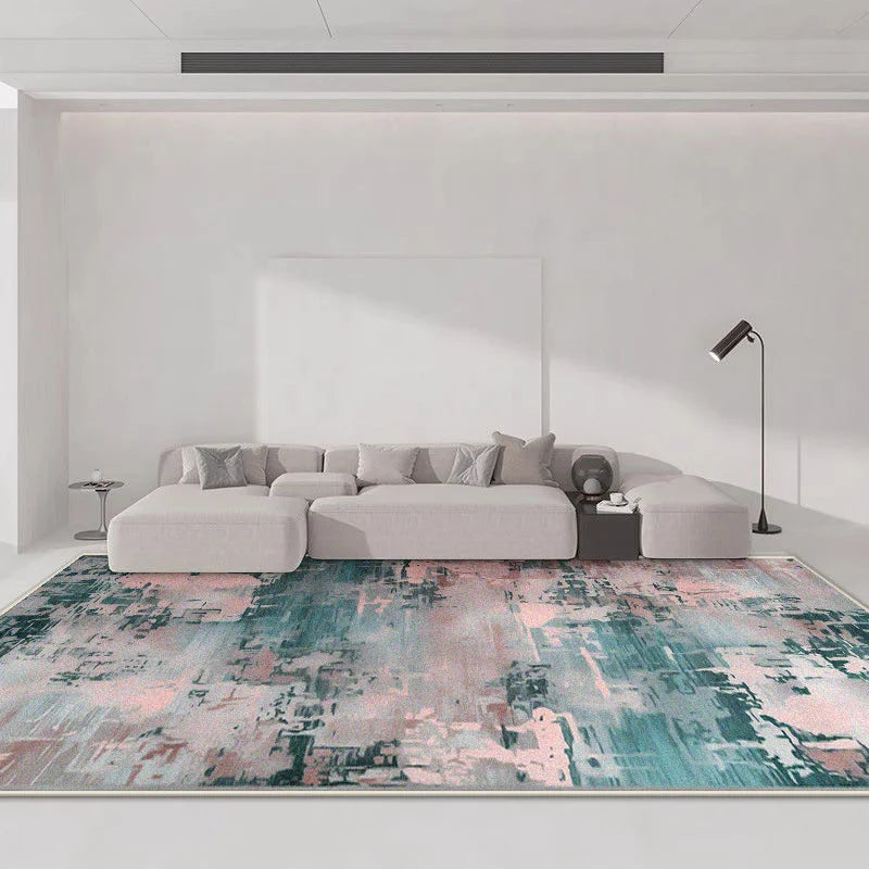 Navak Teppich, nordischer rutschfester Wohnzimmerteppich, Heimdekoration, abstrakter Teppich für Schlafzimmer, Dekoration, waschbare Teppiche, Garderobe, Balkon, Bodenmatte