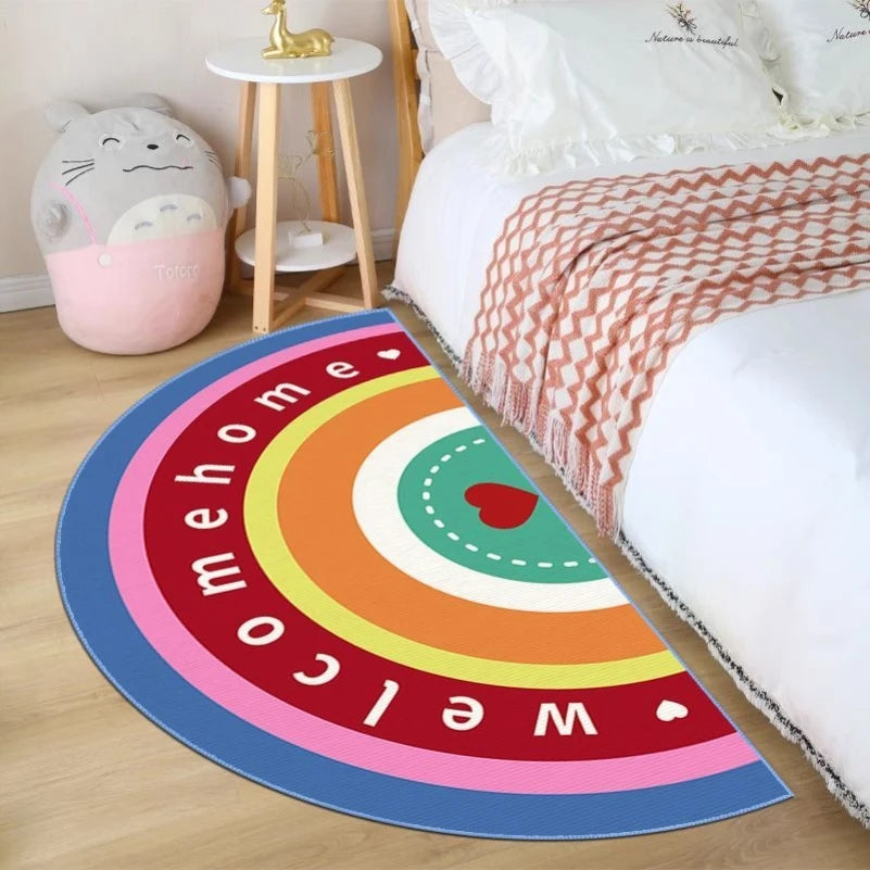 Navak Carpet Exclusive Picks Sommerliche, einfache geometrische Antifouling- und Antistatik-Fußmatten, pflegeleicht, für Wohnzimmer, Schlafzimmer, Flanellteppich, Heimdekoration