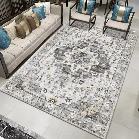 Navak Carpet Exclusive Picks Nordischer großer Teppich Wohnzimmer Retro-Stil Schlafzimmer Bodenmatte Marokkanische Wohnkultur Sofa Teetisch Großflächiger Teppich