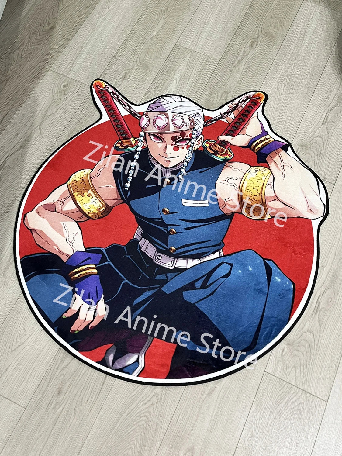 Navak-Teppich, Teppich, Anime-Dämonentöter, Nezuko Kokushibou, Tanjirou Kanroji, Kochou, Gokudera Makoto, kreativer bedruckter Teppich für die Inneneinrichtung